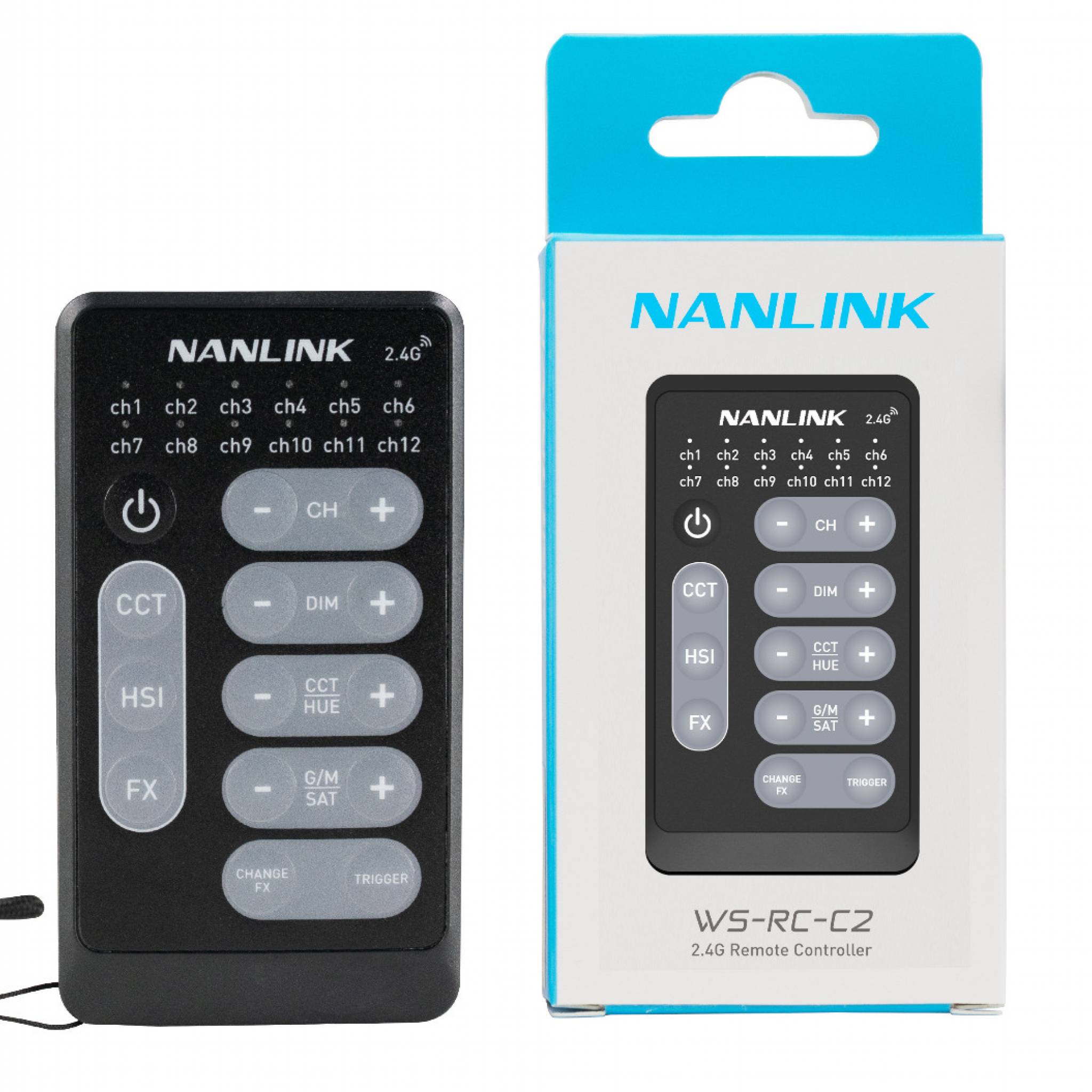 NANLINK WS-RC-C2 RGB and Bi-Color Radio Remote Control