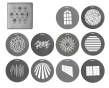 NANLITE AS-GB-B-SET1 Gobo Set, Code no. 3843