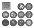 NANLITE AS-GB-B-SET1 Gobo Set, Code no. 3844