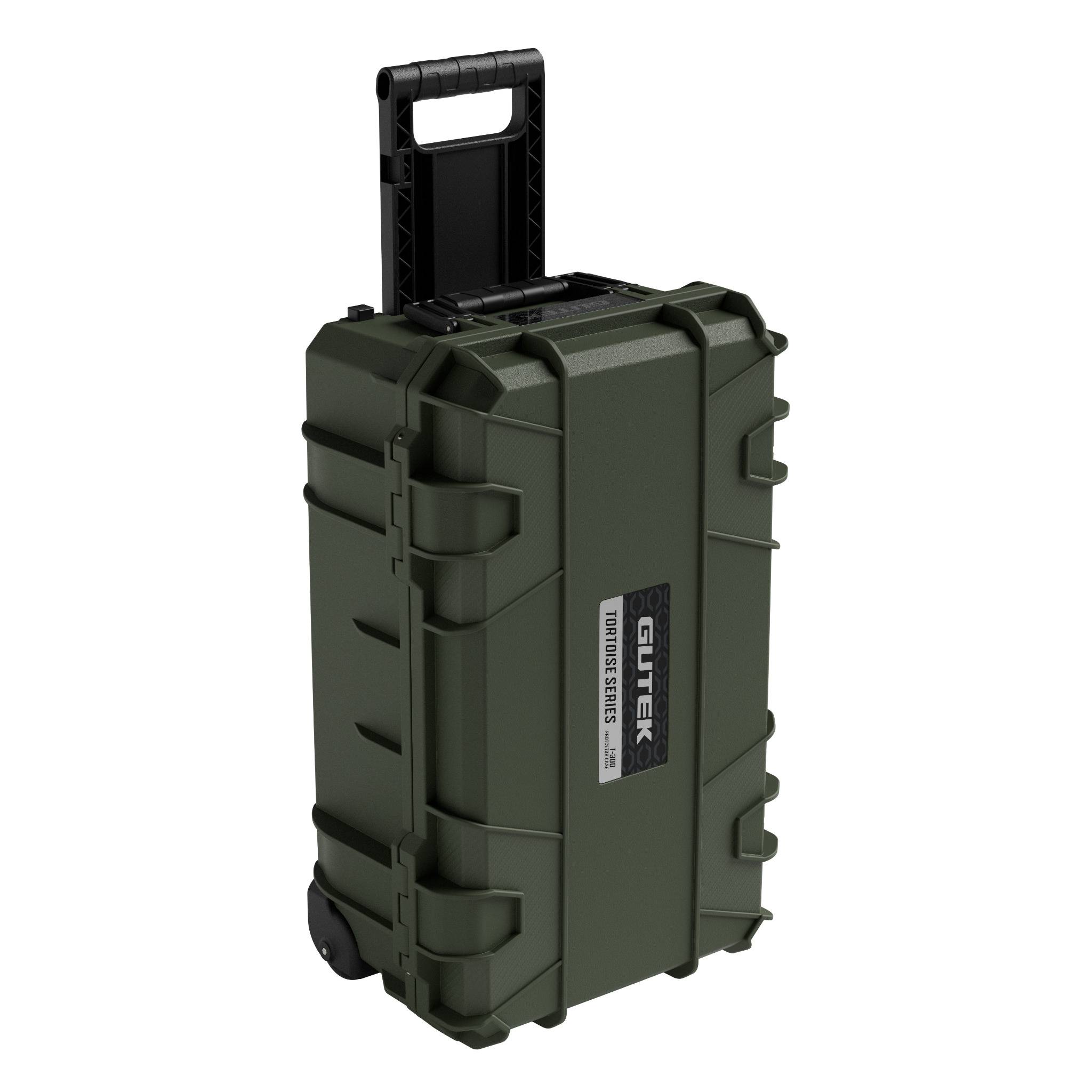 GUTEK Tortoise T-300 Hard Case / Trolley, olive drab green