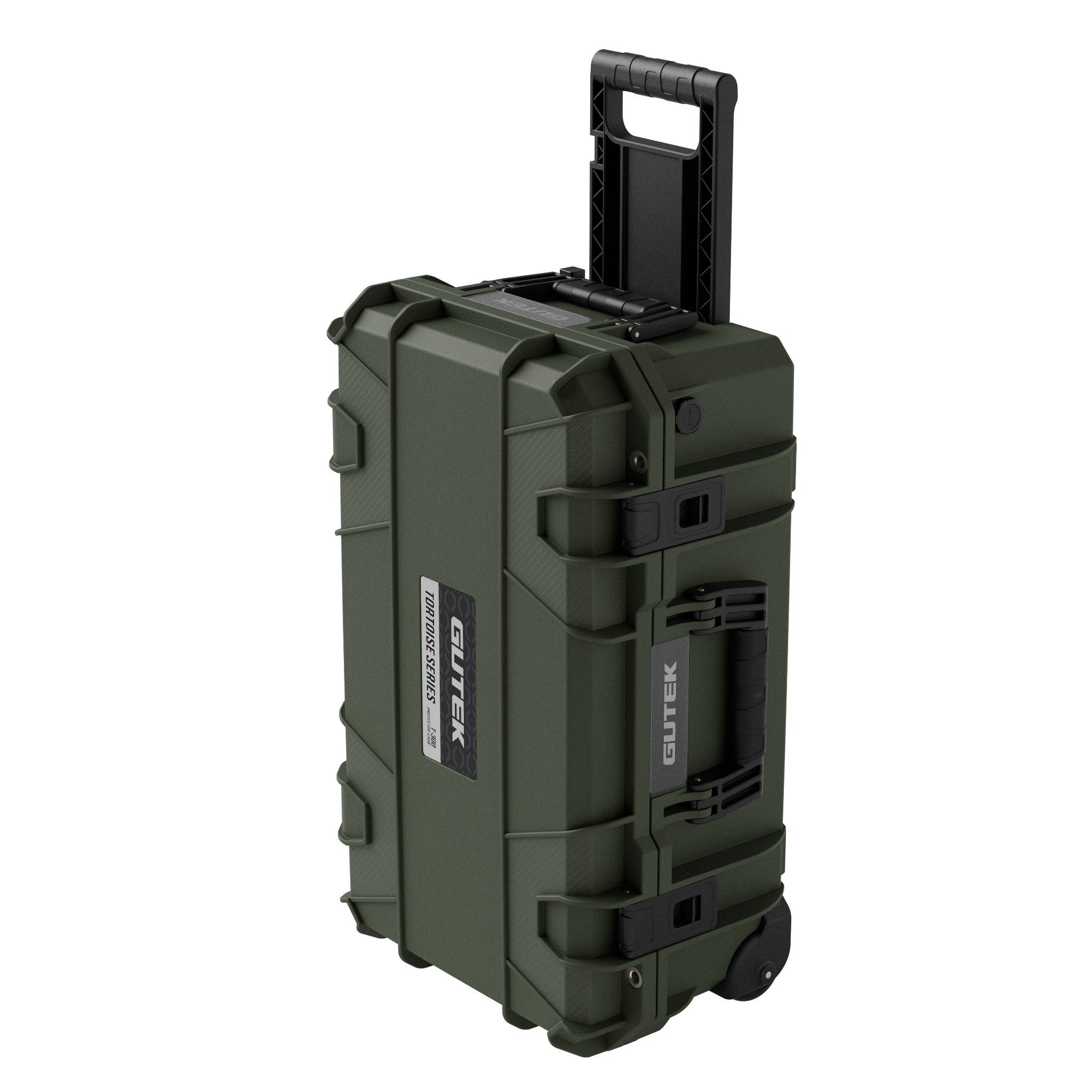 GUTEK Tortoise T-300 Hard Case / Trolley, olive drab green
