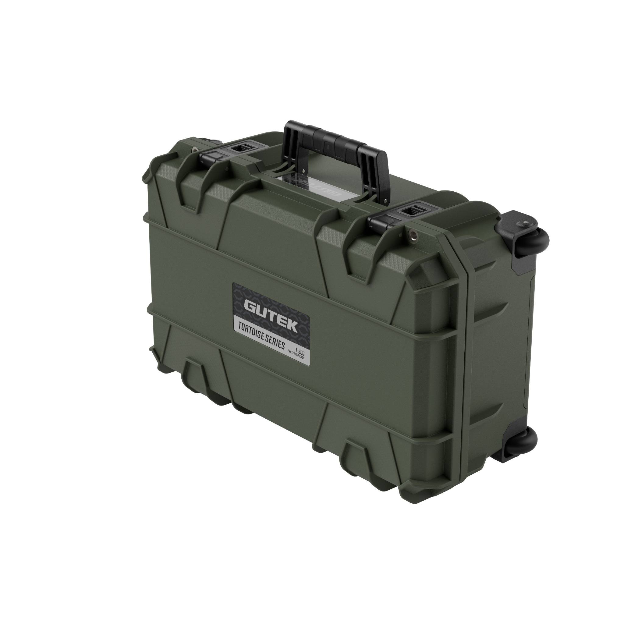 GUTEK Tortoise T-300 Hard Case / Trolley, olive drab green