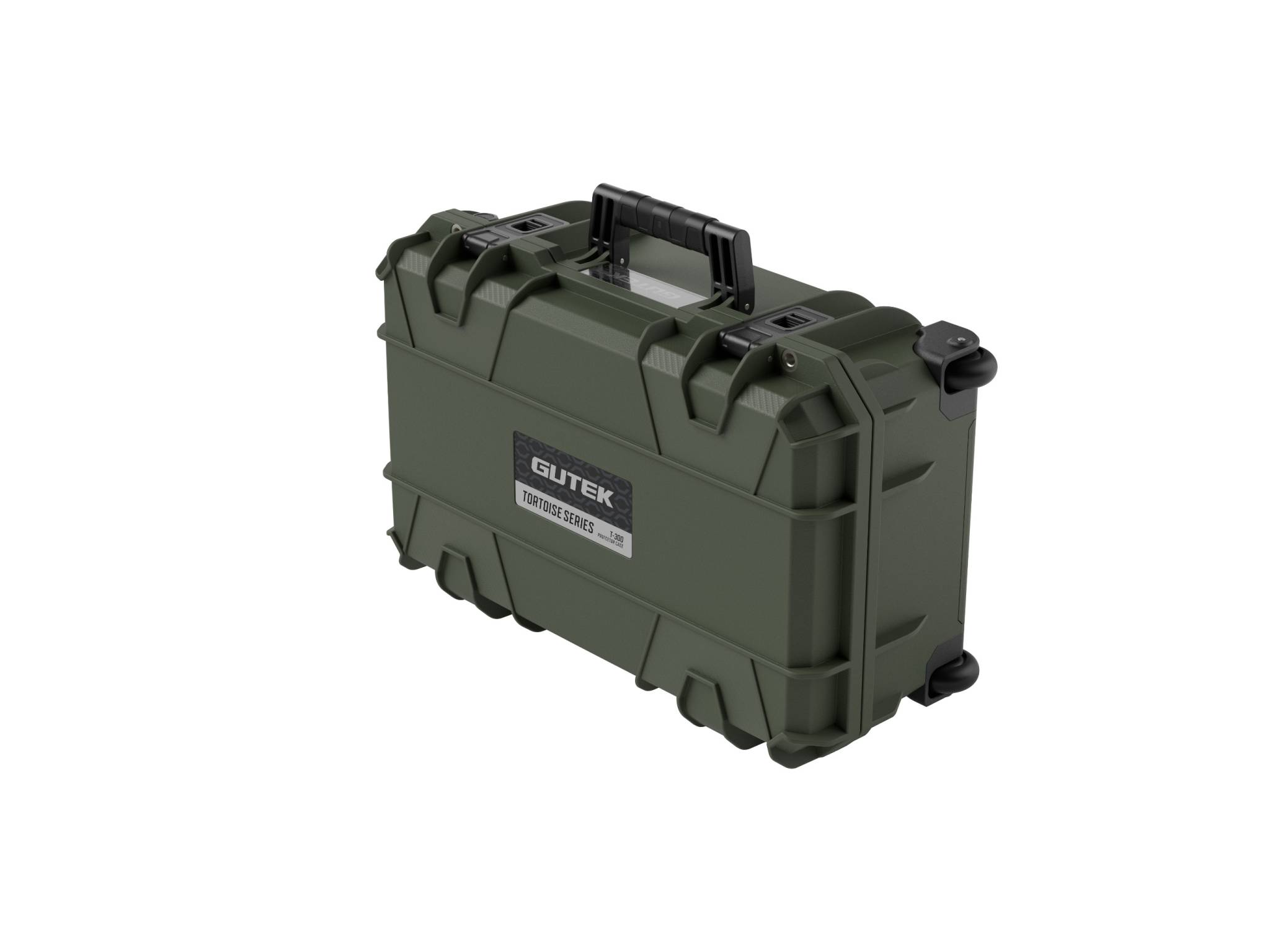 GUTEK Tortoise T-300 Hard Case/Trolley, olive drab green