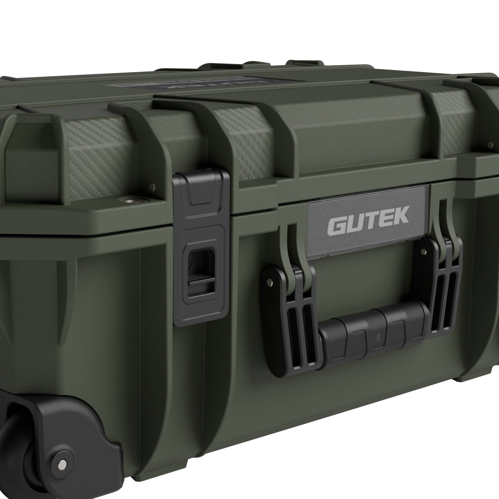 GUTEK Tortoise T-300 Hard Case / Trolley, olive drab green